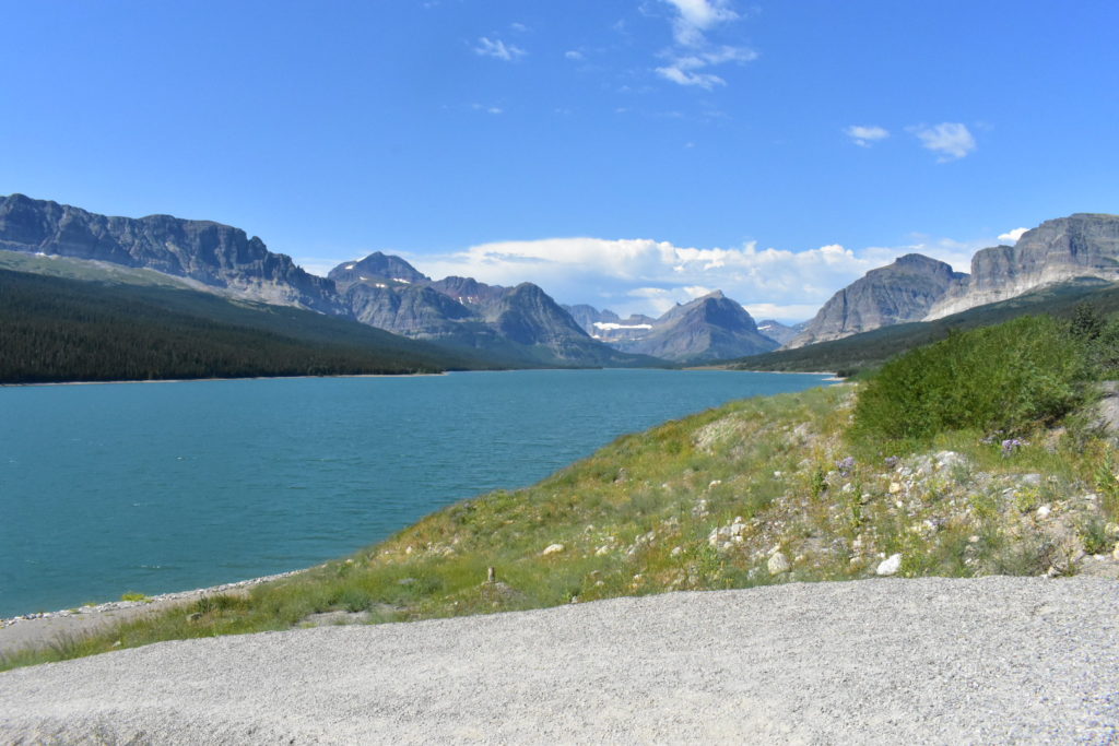 josephine lake in many glacier area