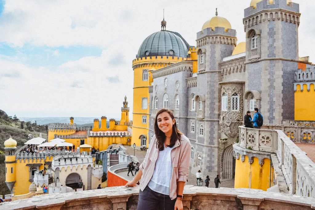 Woman on the Sintra Palace