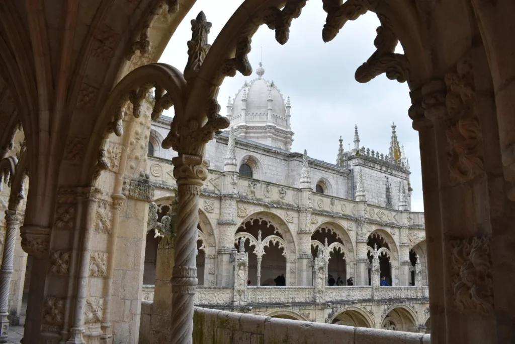 Jeronimos monastery with beautiful architecture