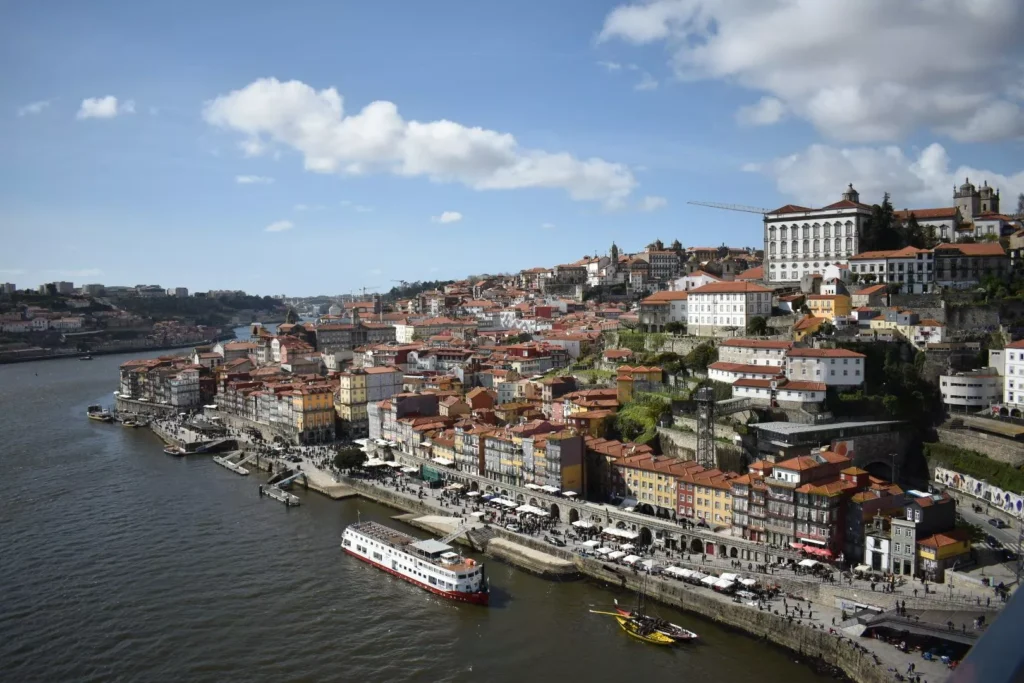 view of porto from the bridge