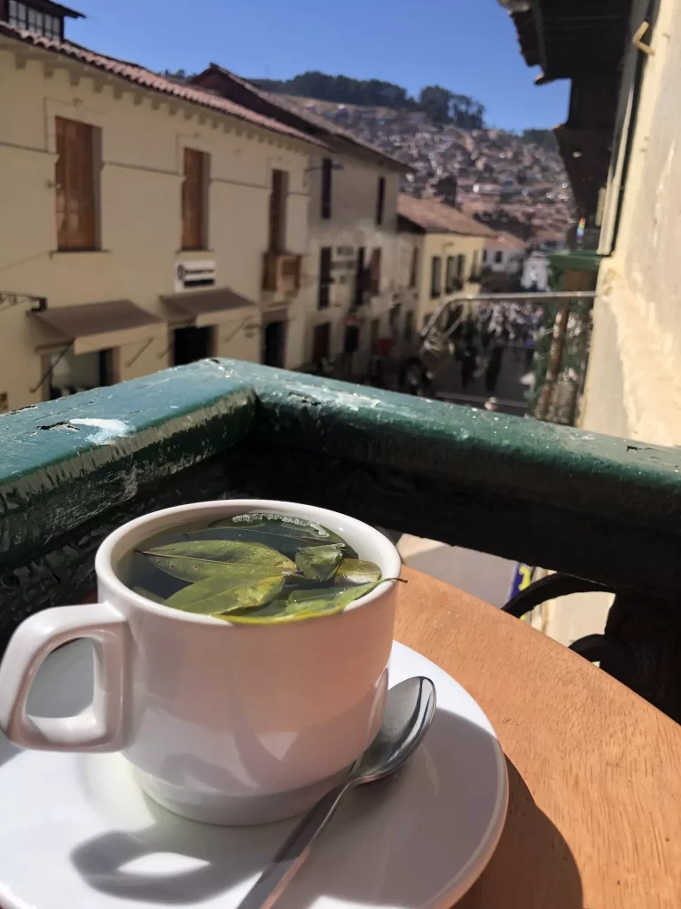 coka tea in cusco