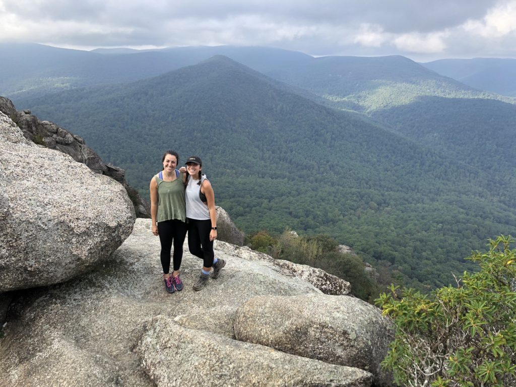 two girls on old rag