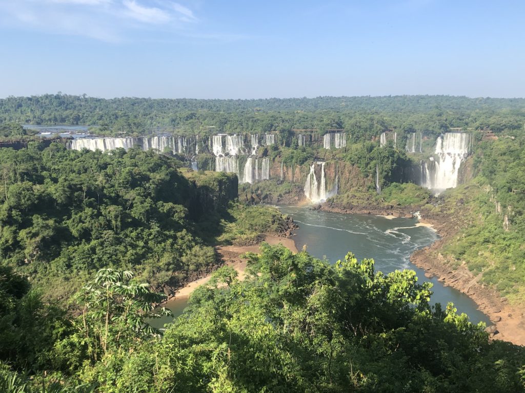 Panorama of Iguazu Falls