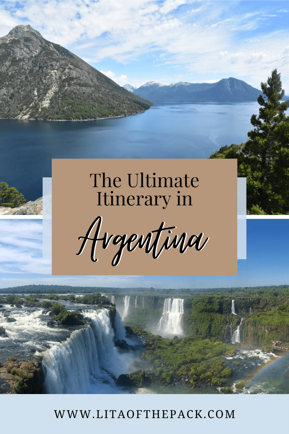 Argentina Itinerary with two landscapes in argentina