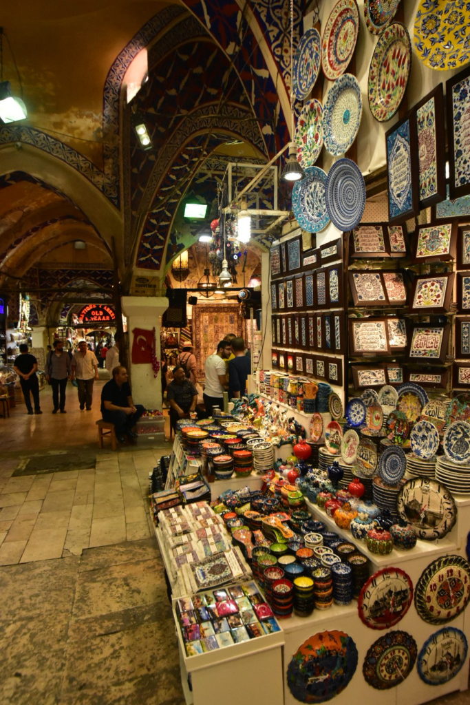 Inside the Grand Bazaar in Istanbul