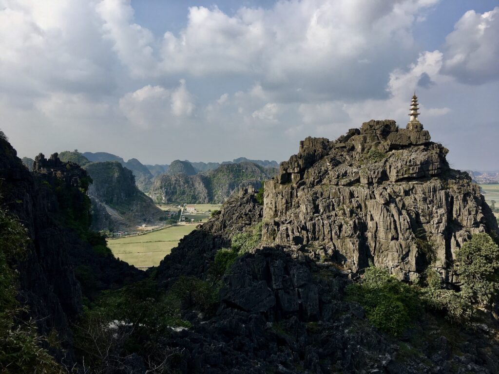 view of another hill from hua mang peak