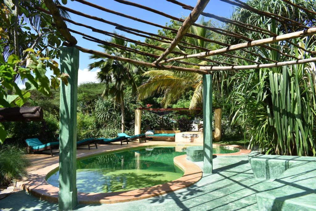 Pool at a hotel
