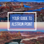 nighttime with moon in sky at alstrom point