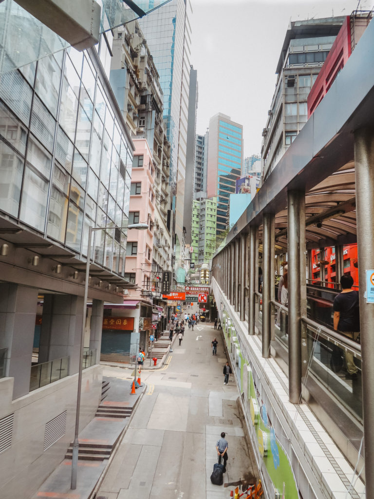 Mid-Levels Escalator Hong Kong