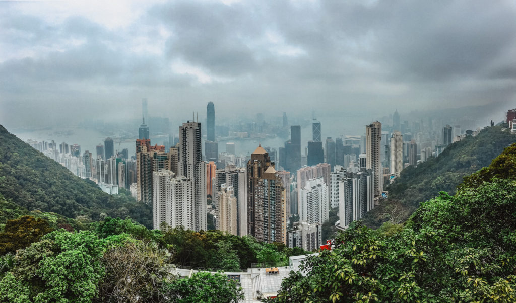Victoria Peak View over Hong Kong