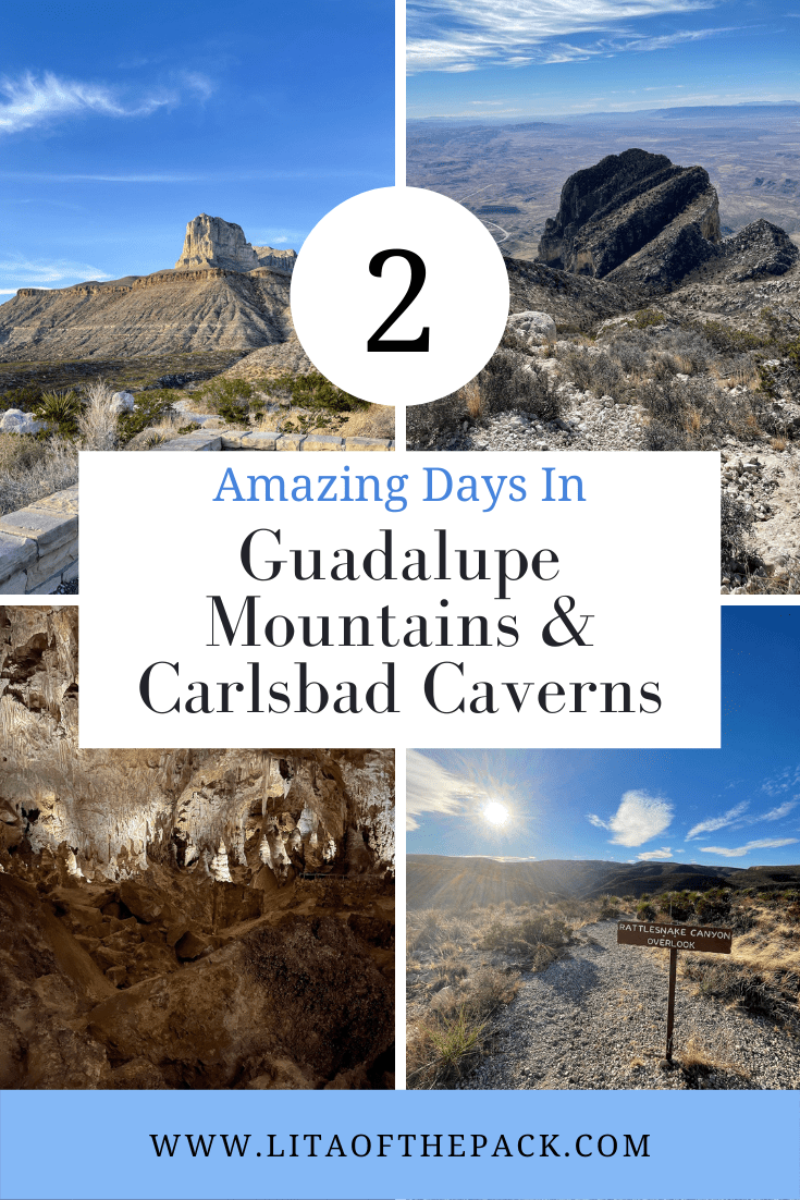 guadalupe mountains national park & carlsbad caverns pin