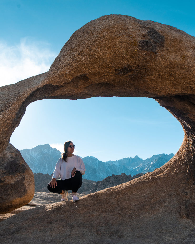 Me sitting in mobius Arch