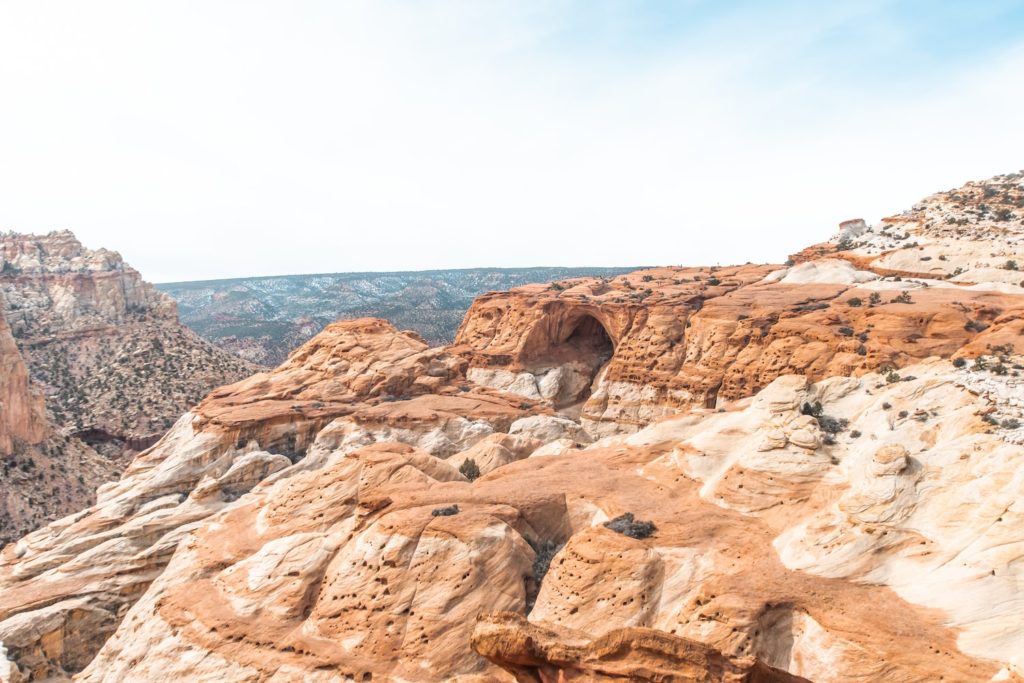 View of Cassidy Arch from the trail