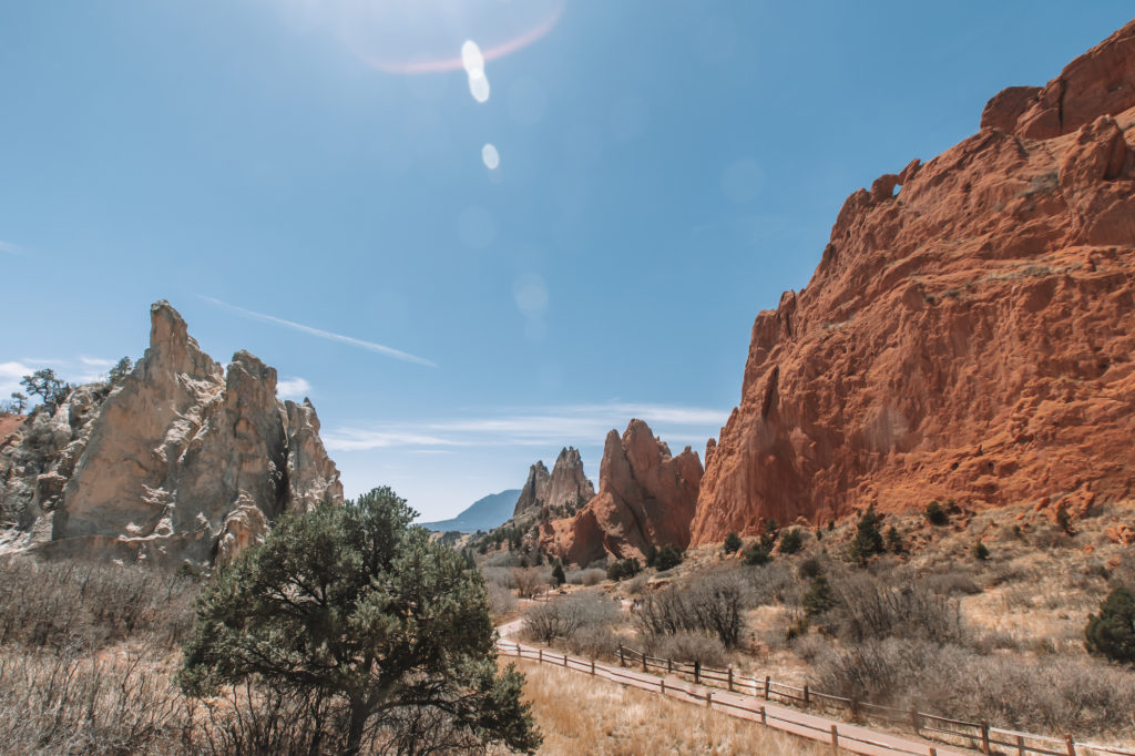 view of Garden of the Gods