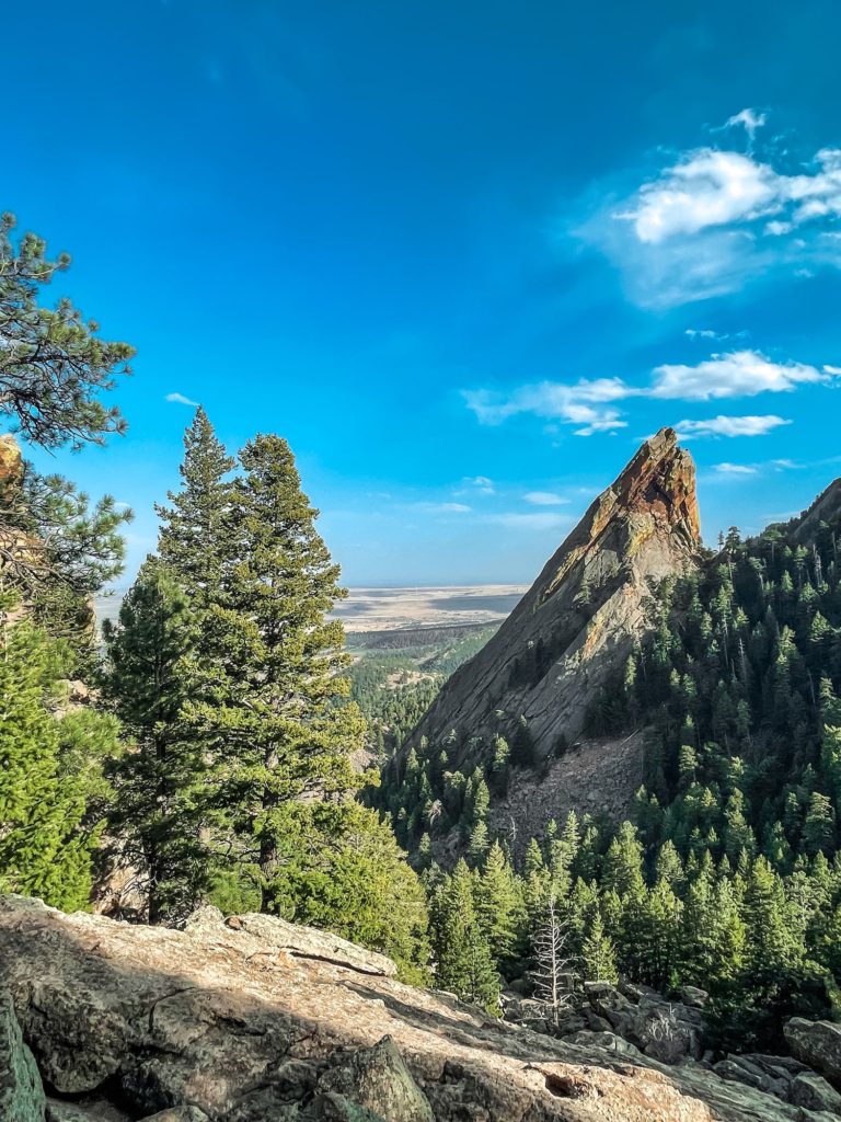 Flatirons over Boulder