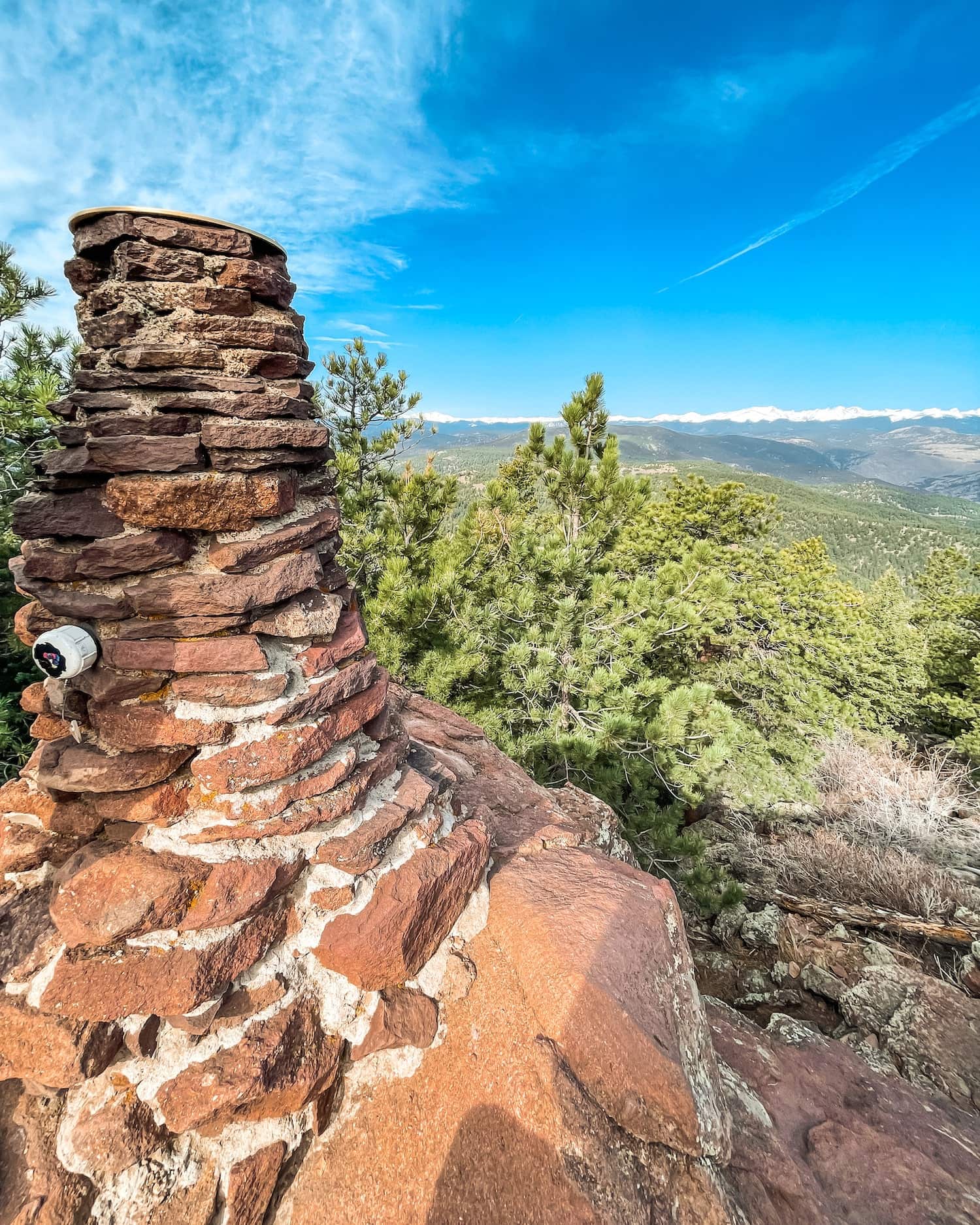 peak of green mountain trail