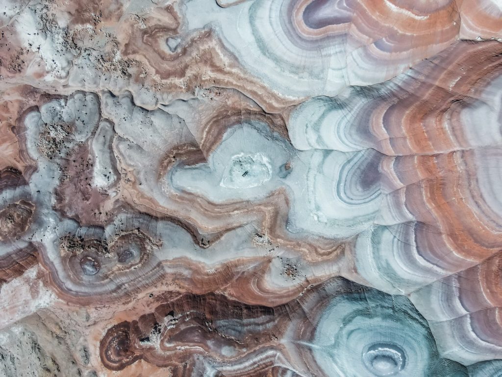 Mars Like Rocks Utah Guide to the Bentonite Hills aka Mars - Lita of the Pack