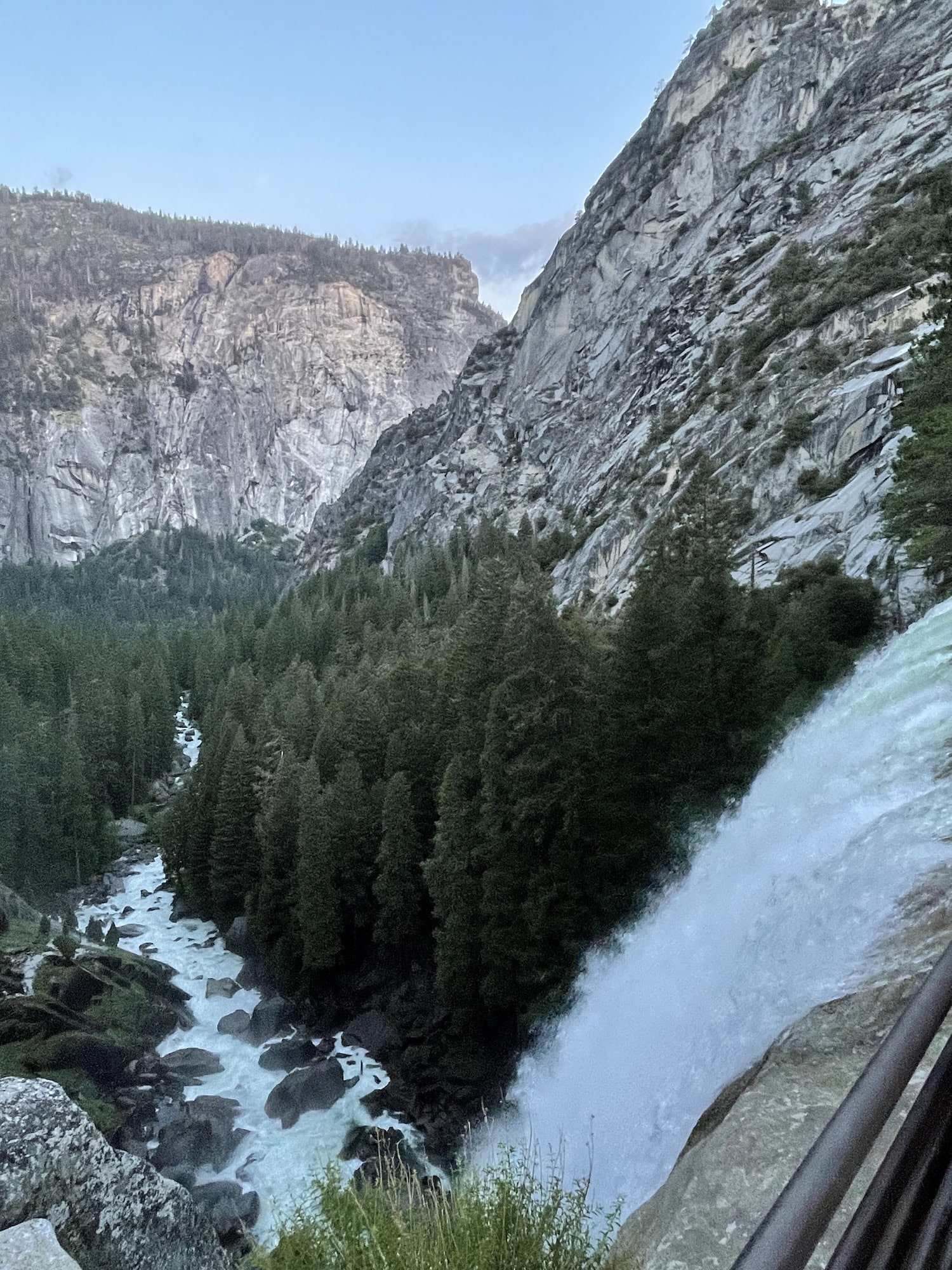 views from nevada falls