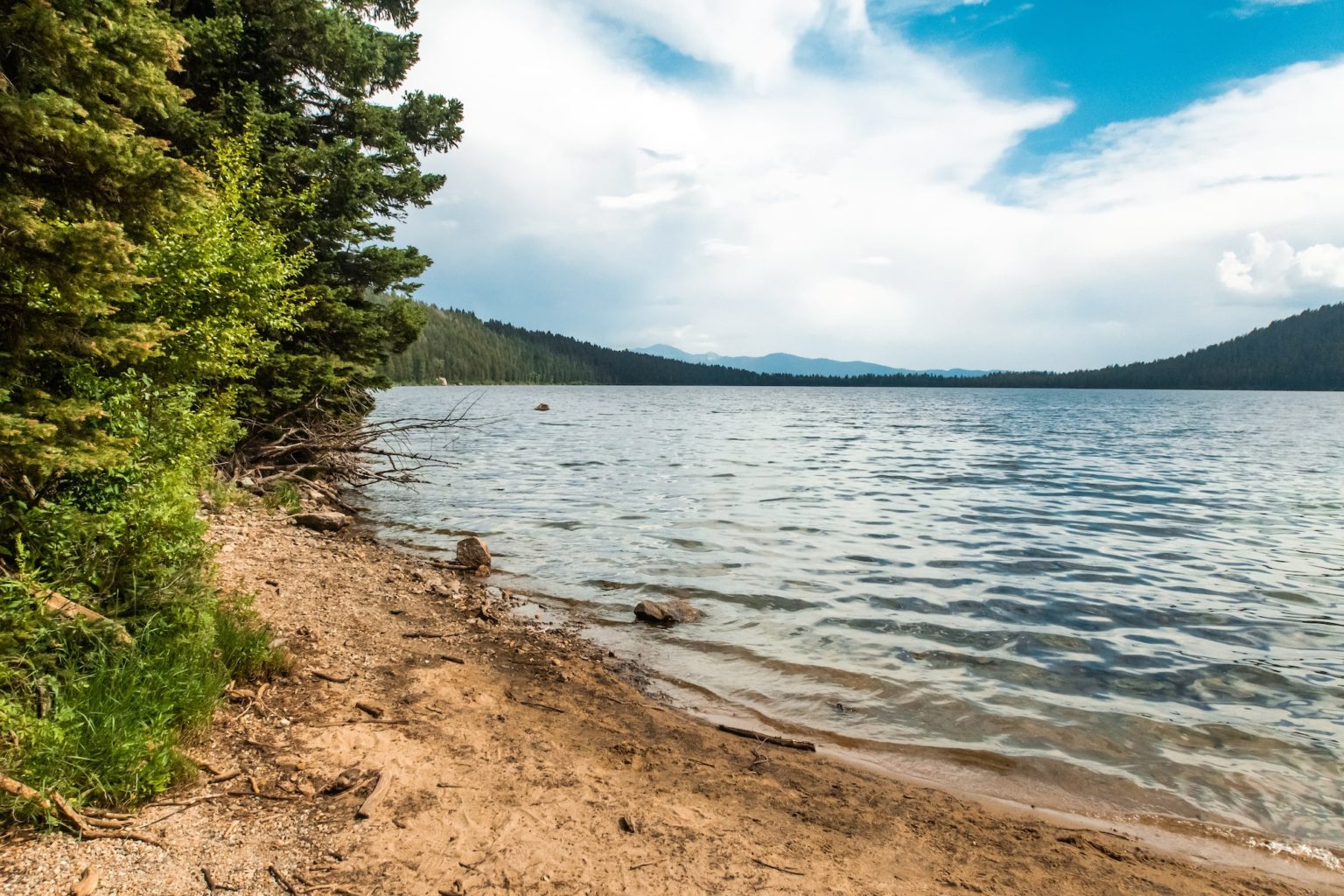 The Teton's Best Swimming Phelps Lake Jumping Rock