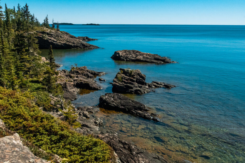 rocky coastline of isle royale