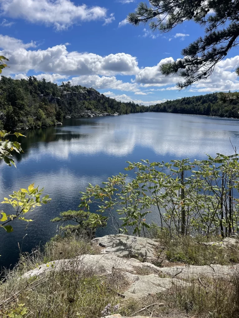 view over lake minnewaska
