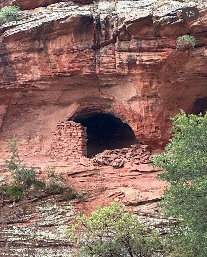 Cave Dwelling with a wall destroyed