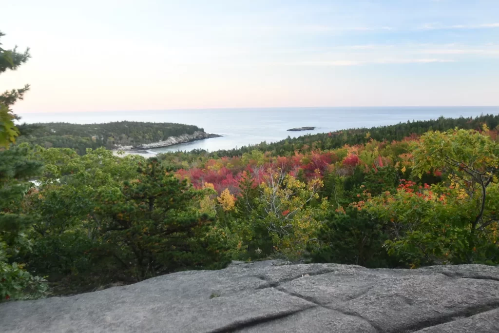 orange and red colors of the summit view beehive