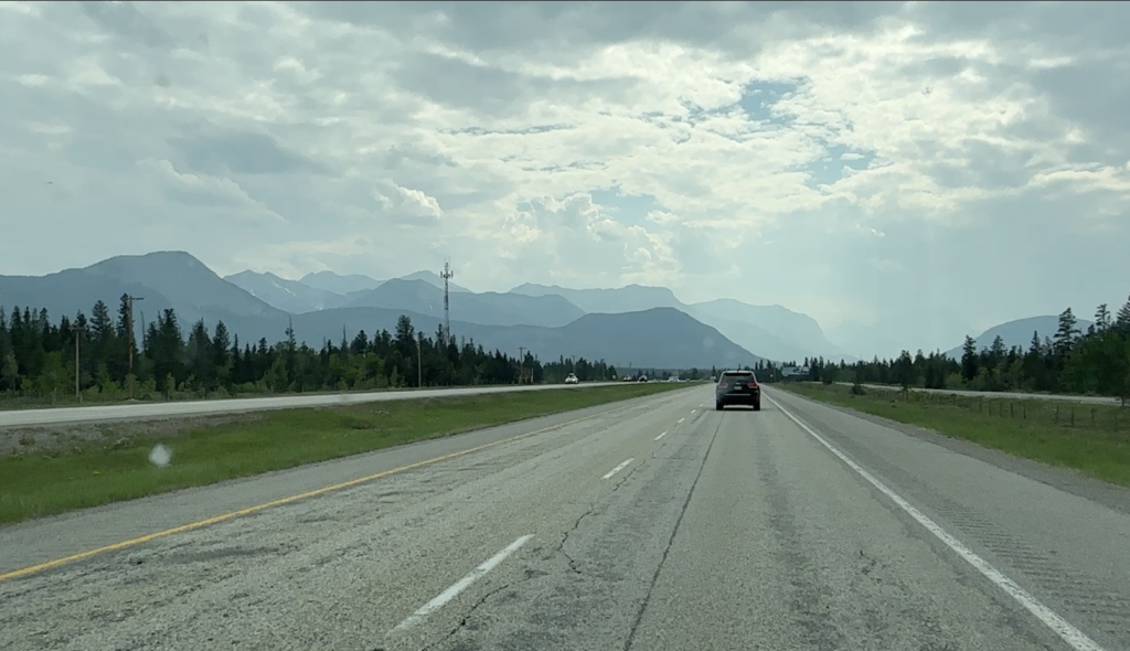 Kananaskis Mountain Views from the highway from Calgary