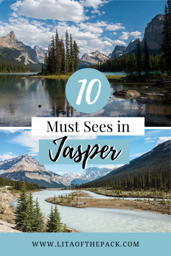 two landscapes in jasper national park