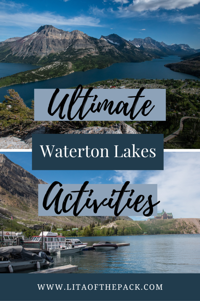 two landscapes of waterton lakes