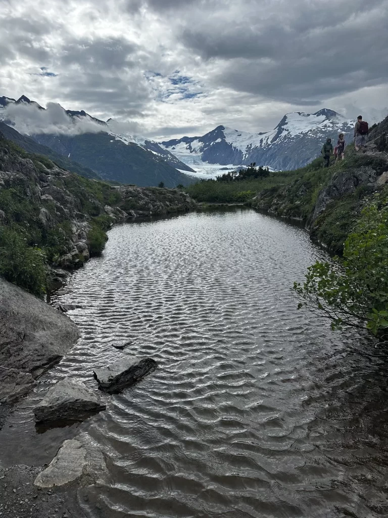 Water at Portage Glacier Lookout
