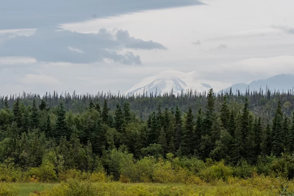 mountain above katmai