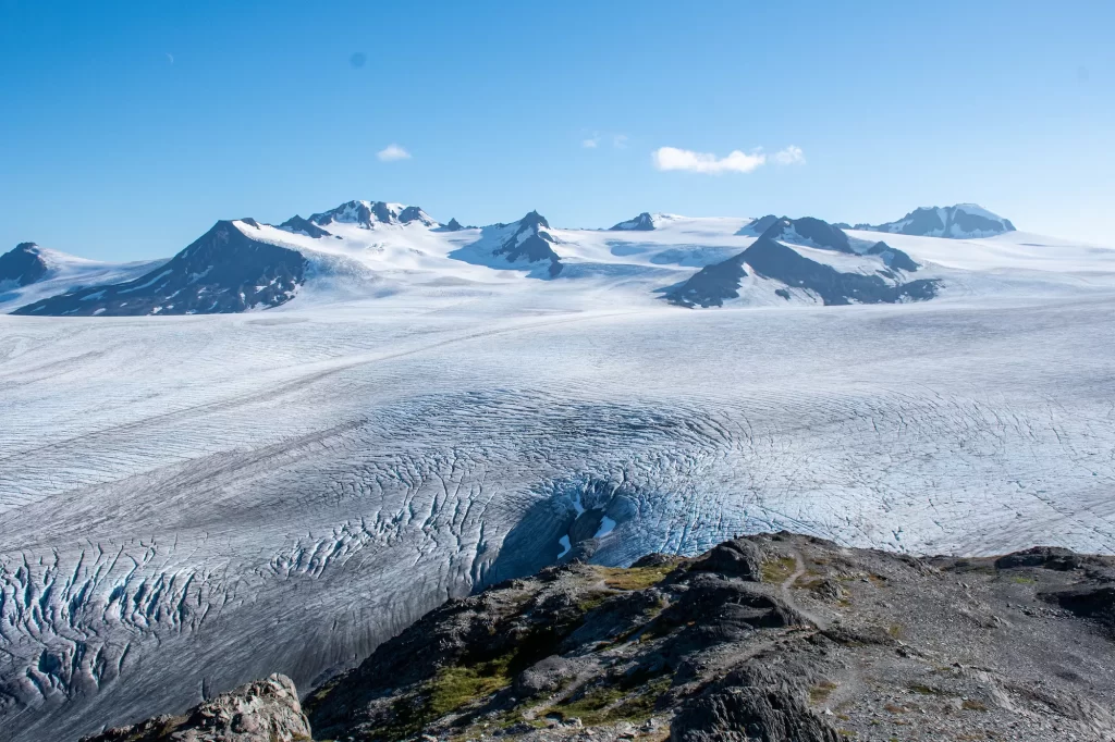 views above harding icefield