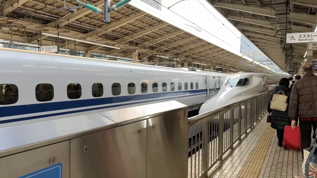 Bullet train in Japan