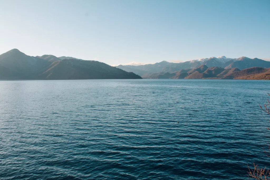 Shores of lake in Nikko