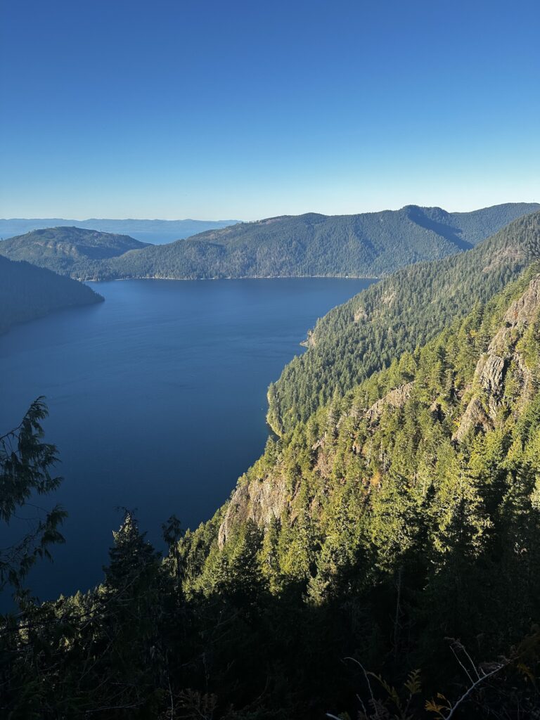 Views over Lake Crescent