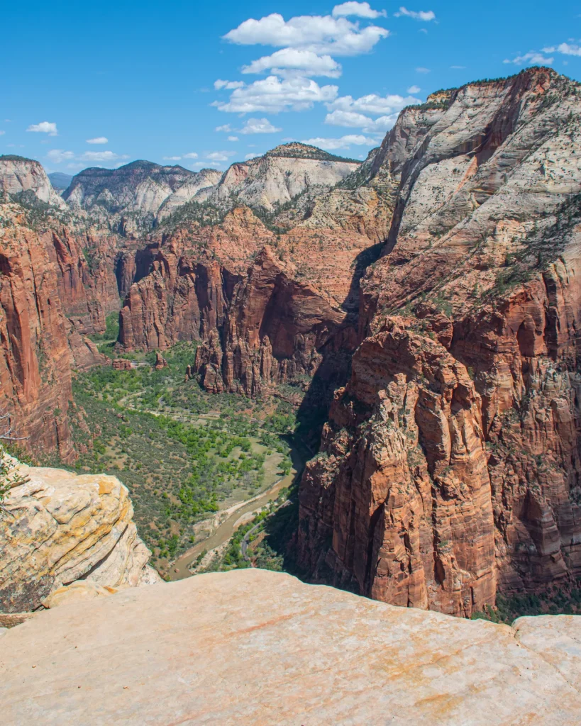 canyon views from angles landing