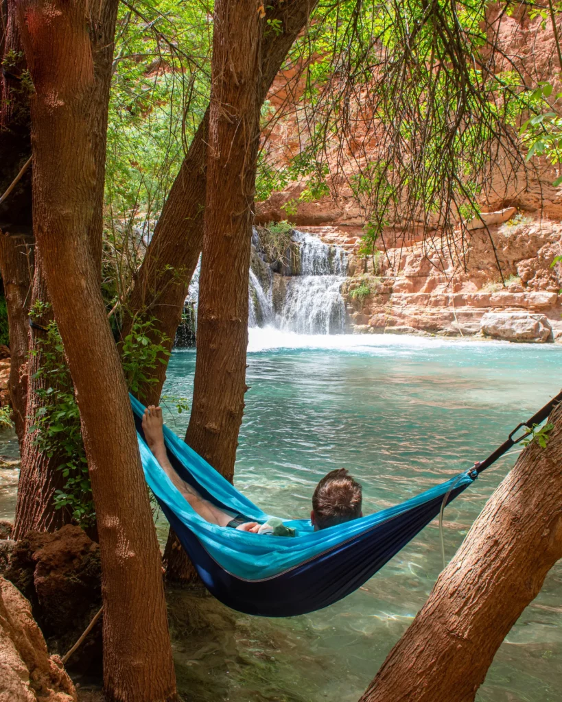 guy in hammock