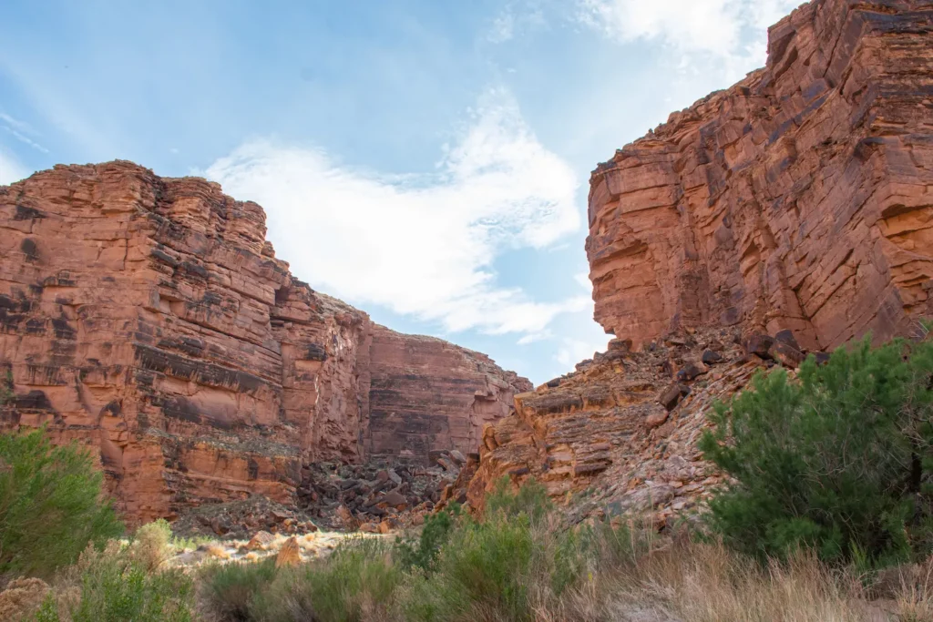 canyon walls