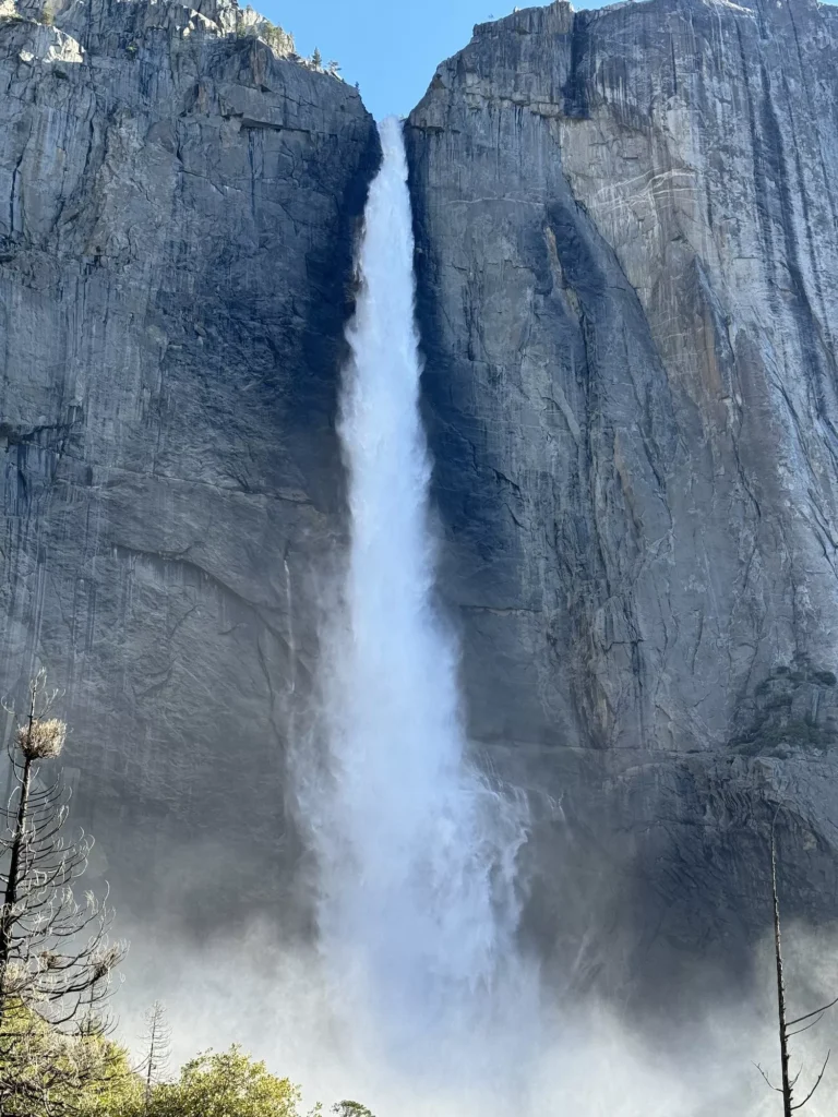 Yosemite Falls gushing