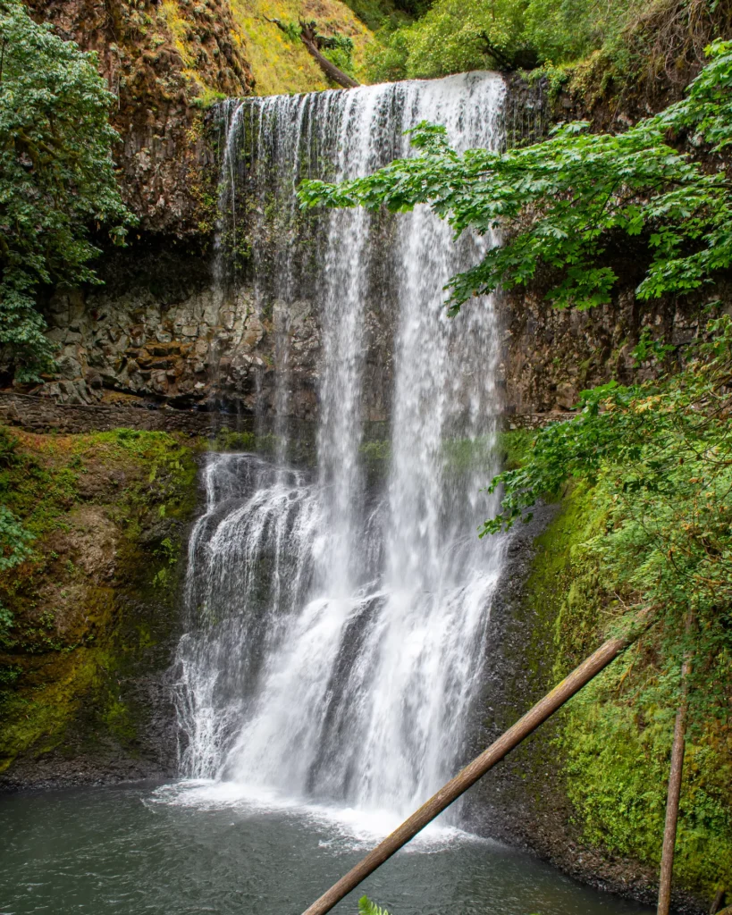 Waterfall on the Trail of ten falls