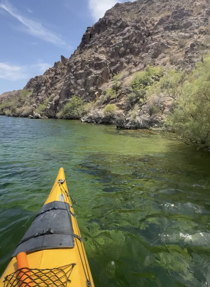 green waters near Emerald Cove in the Black Canyon