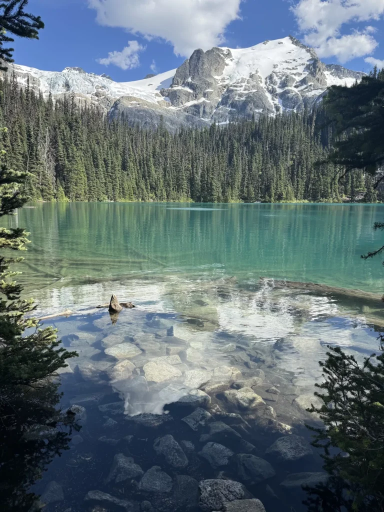 clear water of Middle Joffre Lakes