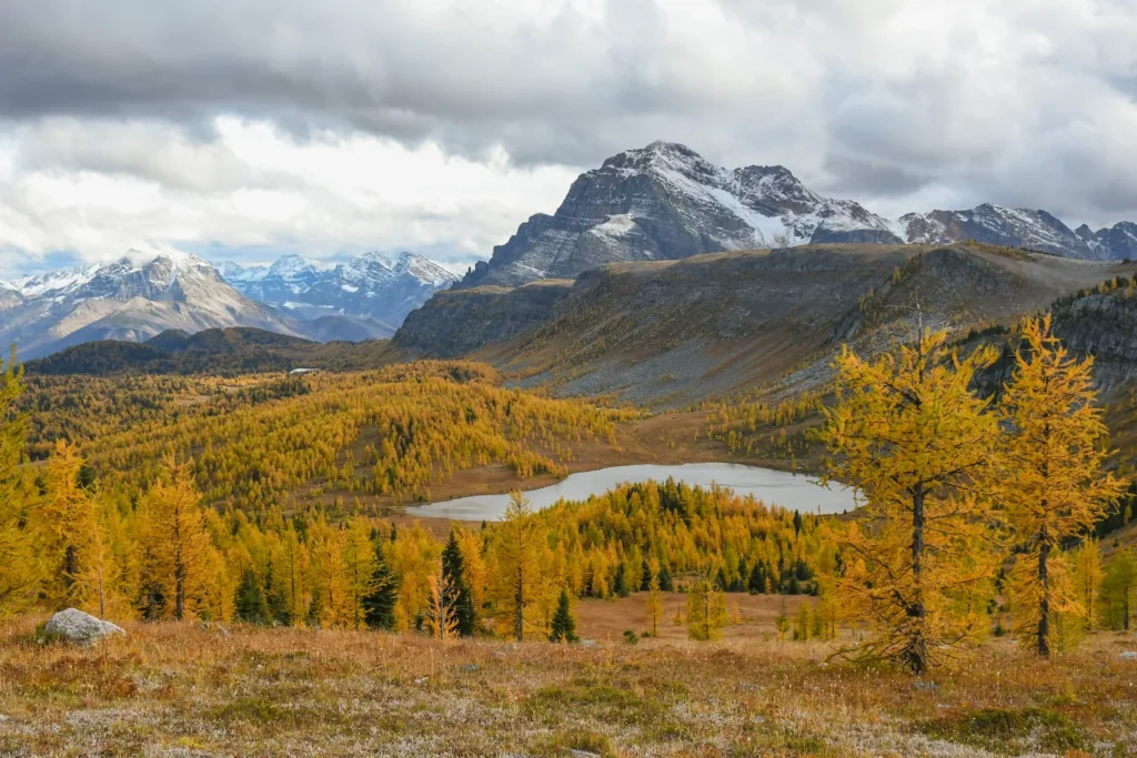 Views of egypt lake and the monarch at healy pass