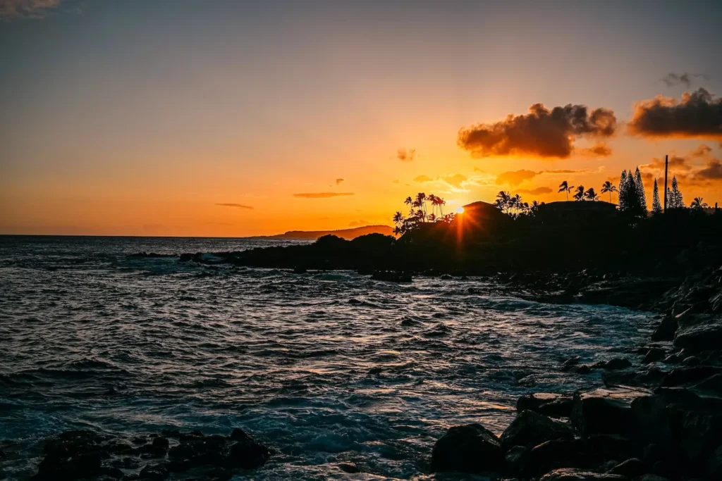 Sunset on the isalnd of Kauai