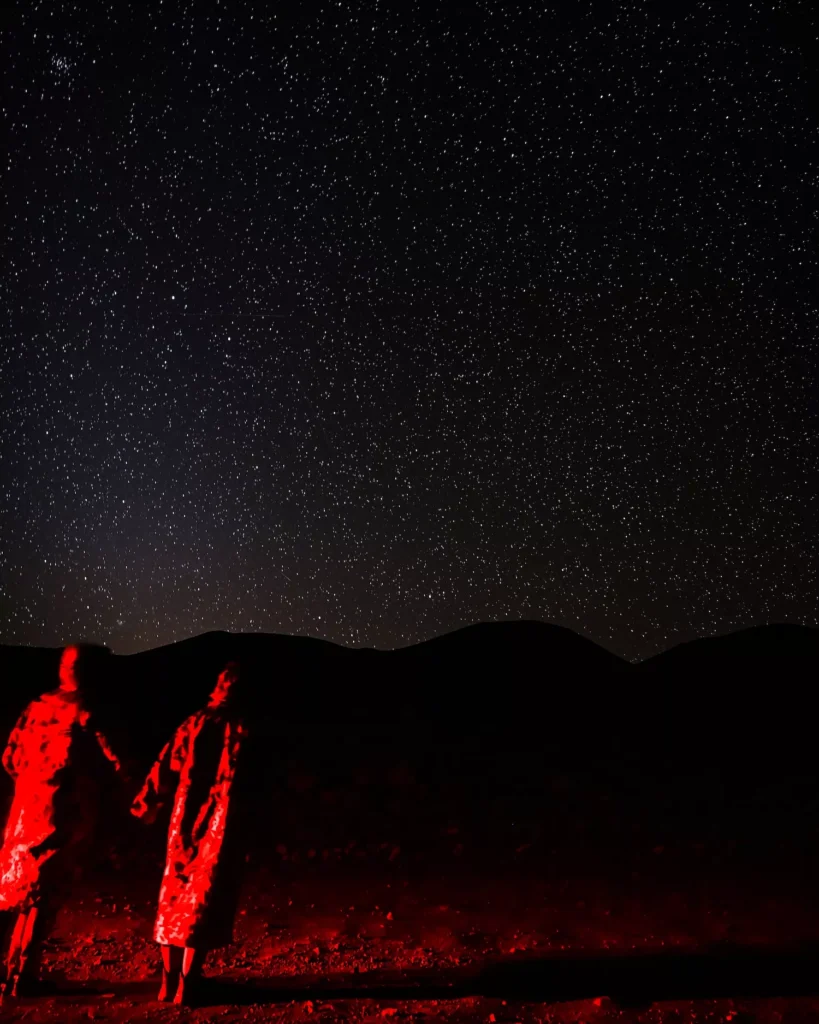 tons of stars in the sky at mauna kea