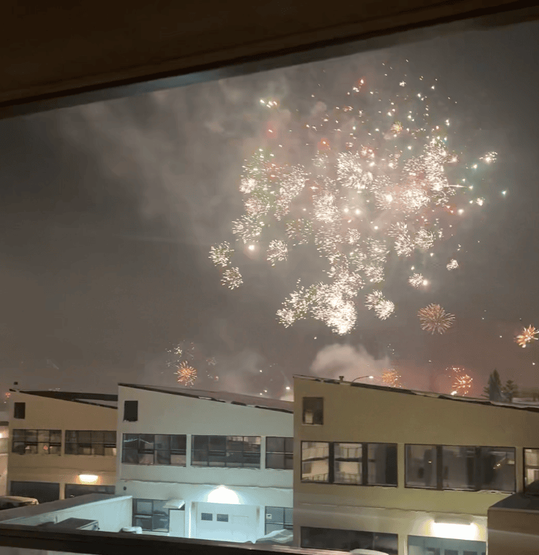 Fireworks in Iceland