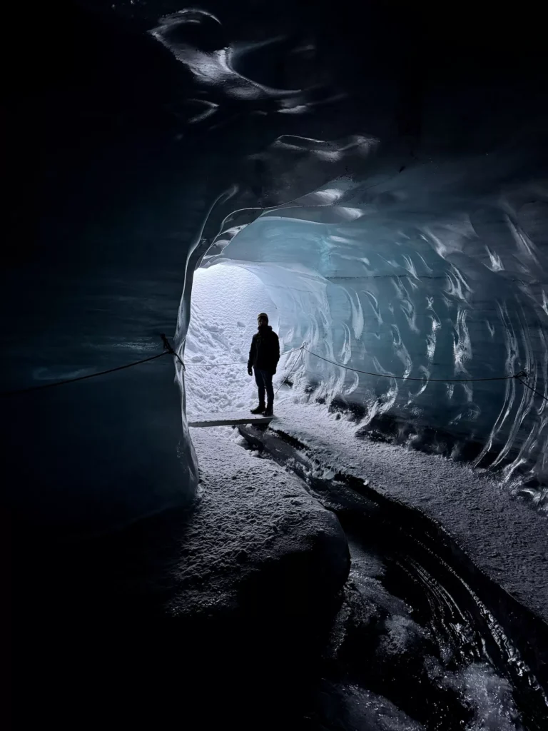Guy in Katla Ice Cave