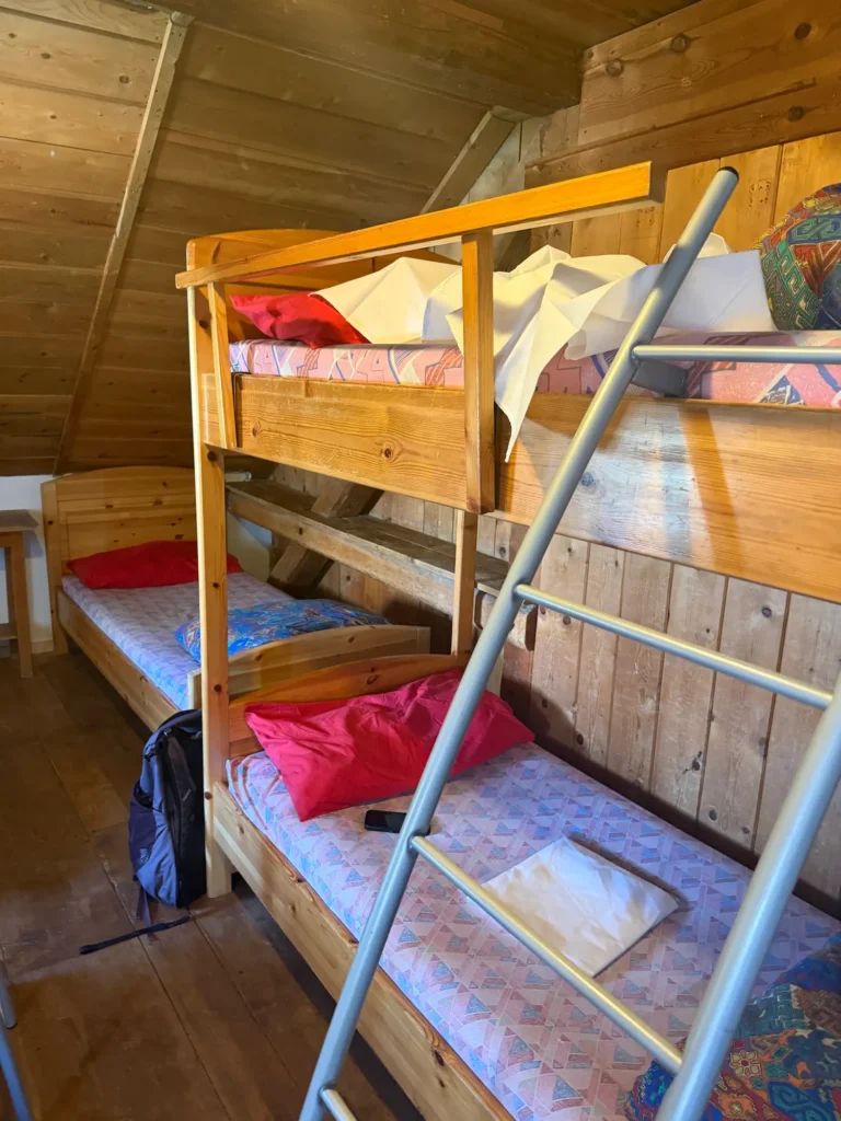 bunk beds in rifugio