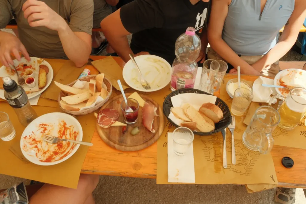 Meats, breads, beers